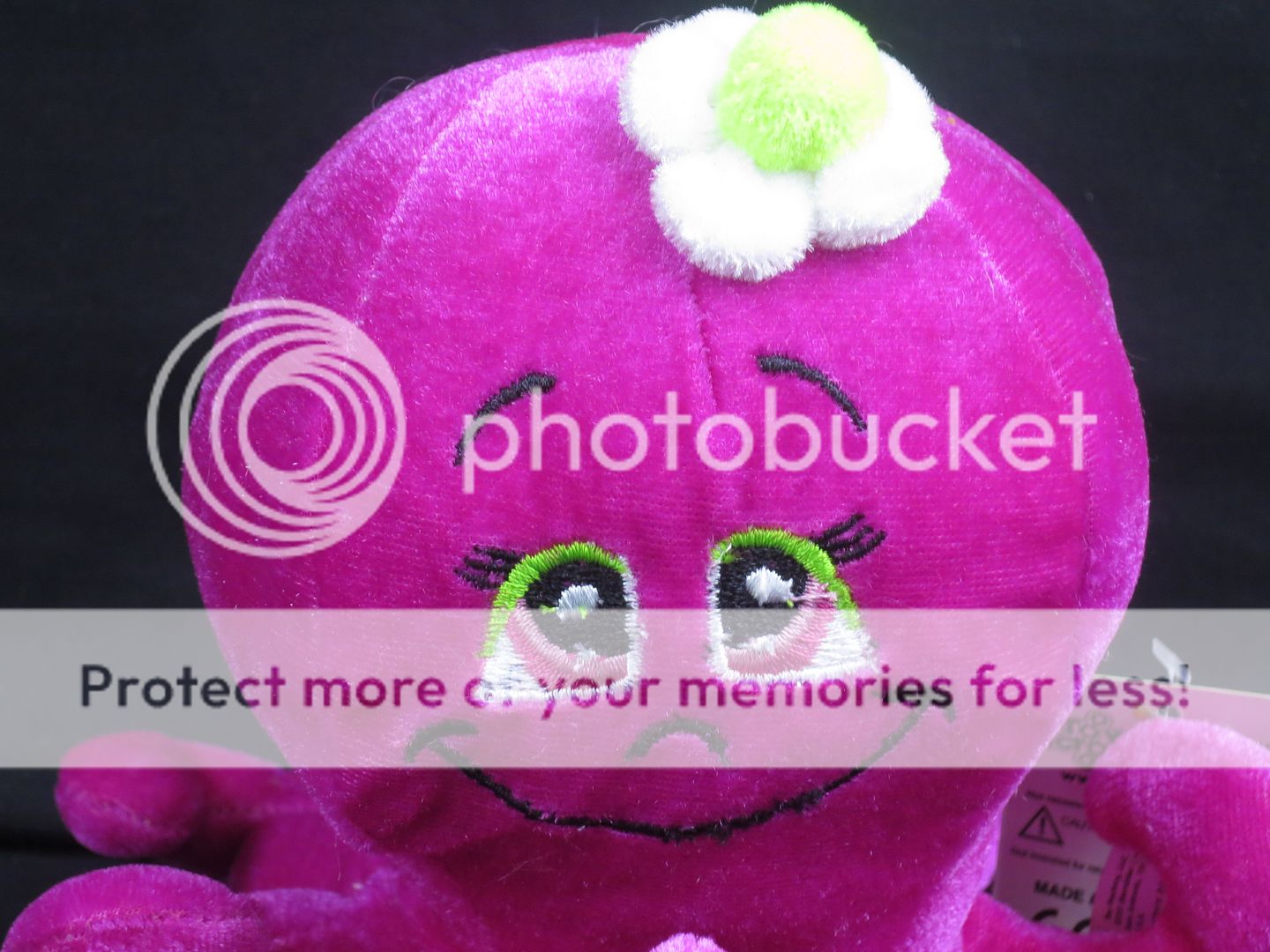 pink and green octopus plush